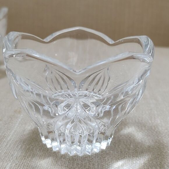 Crystal Tulip Flower Candleholders Votive holder Set of 2 - Picture 3 of 11